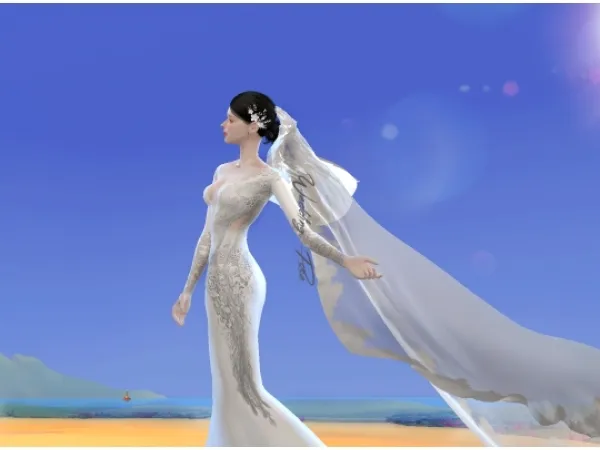 Alpha [Lozey] WeddingPose - The Sims 4 Custom Content