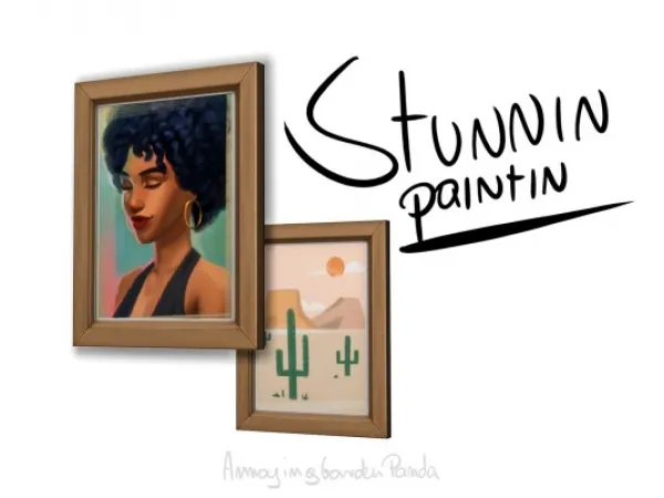 Alpha STUNNIN PAINTIN Eco Lifestyle Addon - The Sims 4 Custom Content