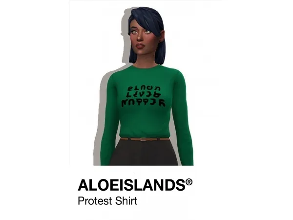 Maxis Match aloeislands protest pack recolor - The Sims 4 Custom Content