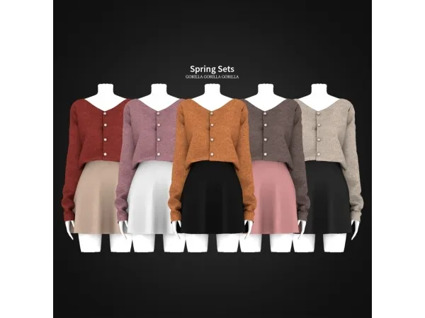 Alpha Spring Sets - The Sims 4 Custom Content