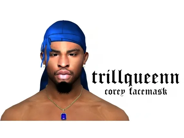 Alpha corey facemask - The Sims 4 Custom Content
