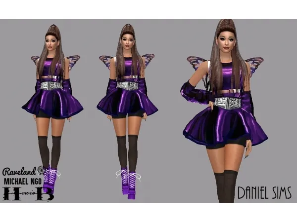 Alpha Ariana Grande in Howie B and IMNGO and Raveland - The Sims 4 Custom Content