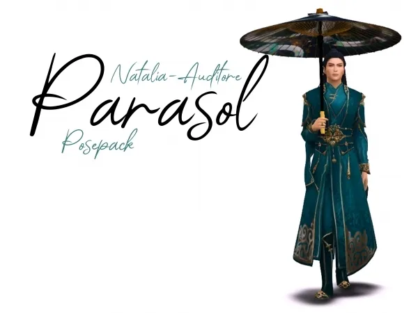 Alpha Parasol Poses Male version Auditore by simsfinds - The Sims 4 Custom Content