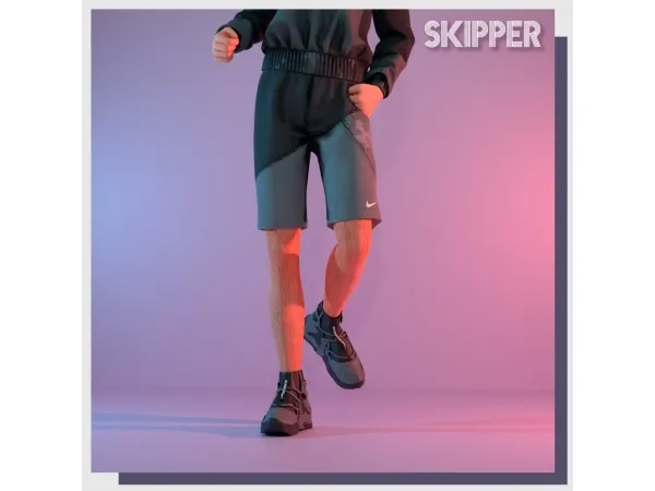 Maxis Match Skipper shorts by amelylina - The Sims 4 Custom Content