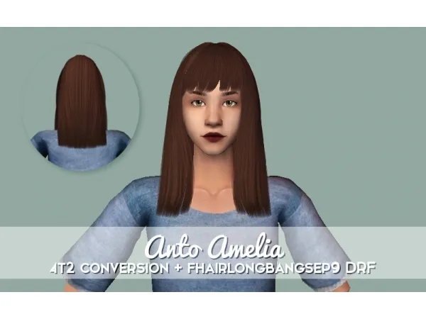 Anto Amelia 4t2 conversion by simsfinds - The Sims 2 Custom Content
