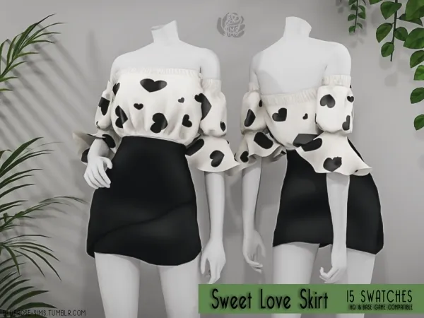 Sweet Love Skirt - BR-Sims