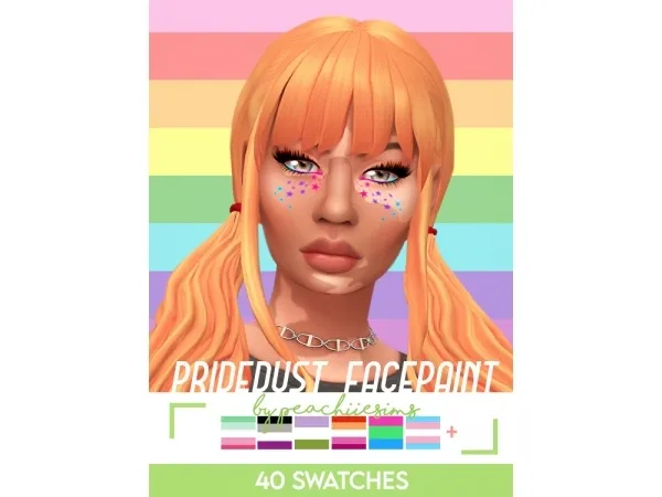 Maxis Match Pridedust Facepaint - The Sims 4 Custom Content