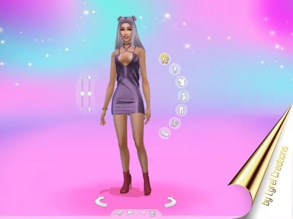 Alpha lyrel's Pink and purple CAS Background - The Sims 4 Custom Content