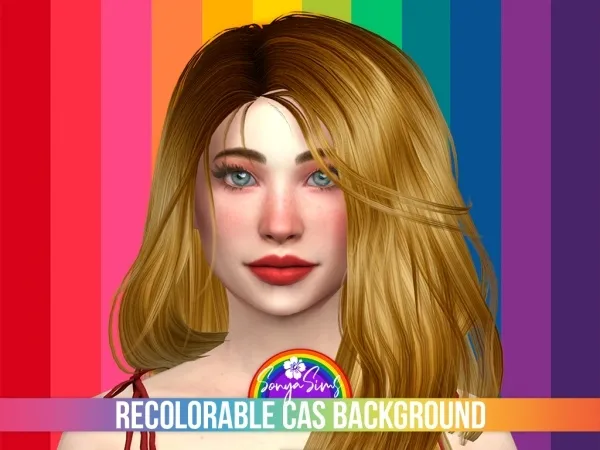 Mix RECOLORABLE CAS BACKGROUND (REAL TIME) - The Sims 4 Custom Content