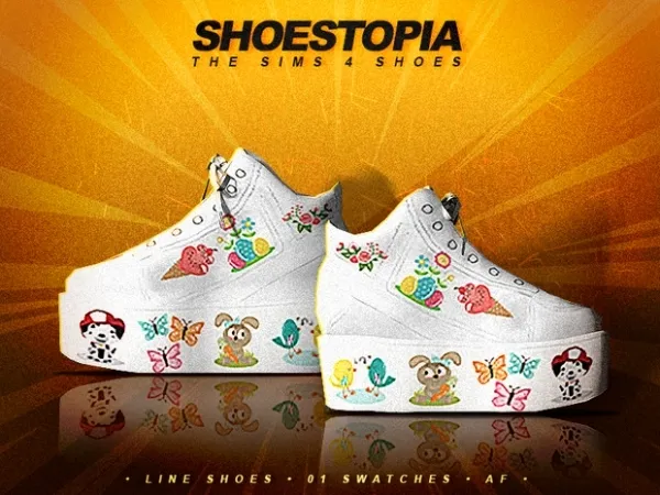 Alpha shoestopia line shoes by shoestopia - The Sims 4 Custom Content