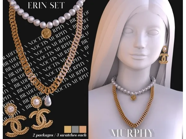 Alpha Erin Set [Chanel Month 20 Day 12] - The Sims 4 Custom Content