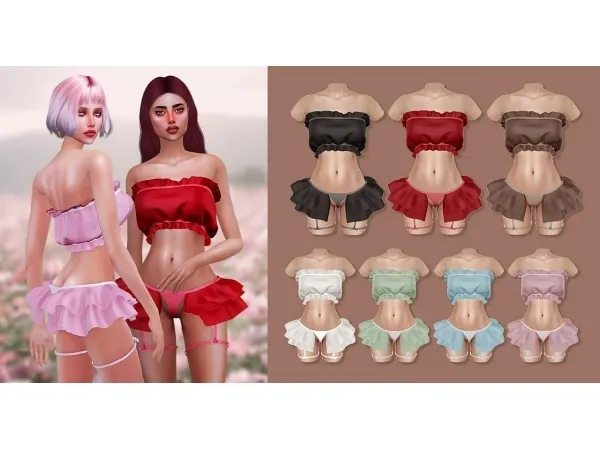 Alpha EVE Frilly Lingerie Sims4 DL - The Sims 4 Custom Content