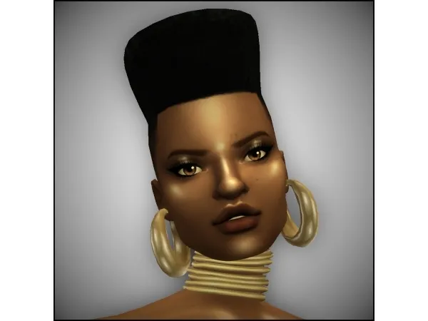 Alpha killa hair inspired by teyana taylor - The Sims 4 Custom Content