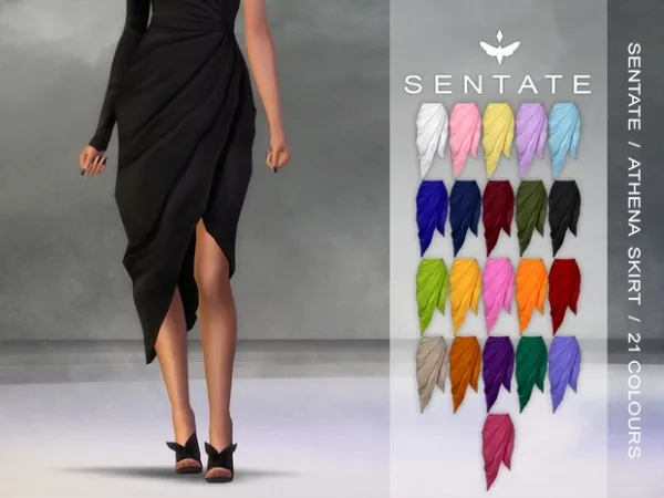 Maxis Match Athena Skirt by sentate - The Sims 4 Custom Content