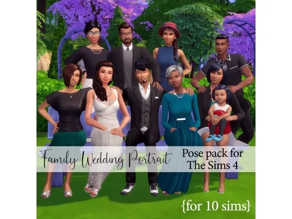 Maxis Match WEDDING POSE PACK by MOLLY - The Sims 4 Custom Content