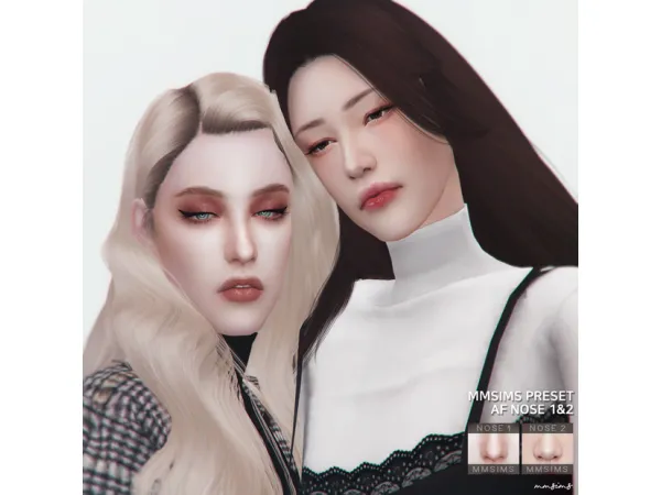 Alpha MMSIMS Preset af Nose 1 2 by MMSIMS - The Sims 4 Custom Content