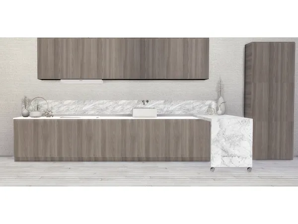 Alpha Crazy Kitchen Recolors - The Sims 4 Custom Content