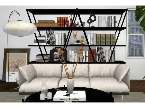 Alpha Retro living set - The Sims 4 Custom Content