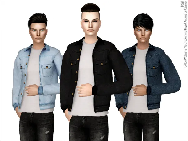 Denim Jacket - The Sims 2 Custom Content