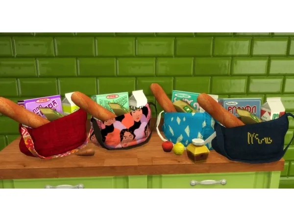 Maxis Match grocery bag - The Sims 4 Custom Content