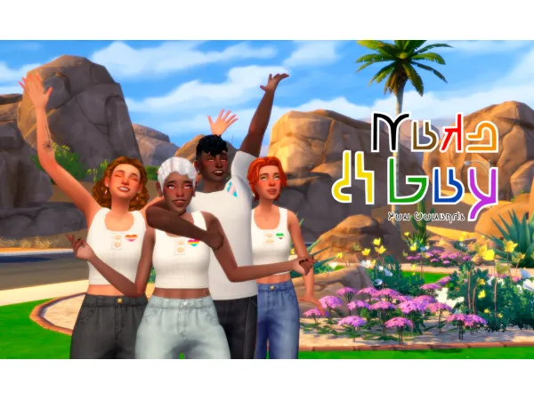 Alpha M A K E I T G A Y - The Sims 4 Custom Content