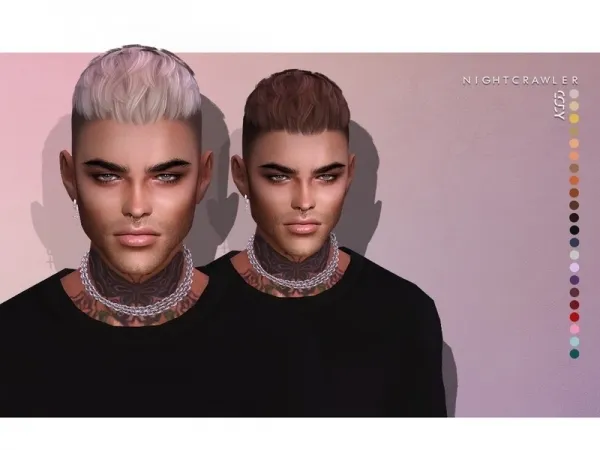 Alpha Nightcrawler Sims' Nightcrawler CODY (HAIR) by thesimsresource - The Sims 4 Custom Content