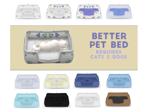 Maxis Match Better Pet Bed - The Sims 4 Custom Content