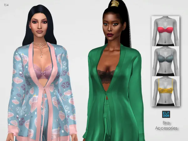 Mix Bra Accessories - The Sims 4 Custom Content
