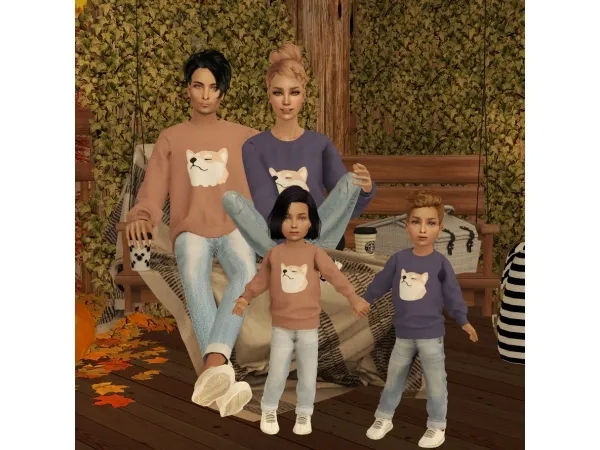 Cute Family Llook - The Sims 2 Custom Content