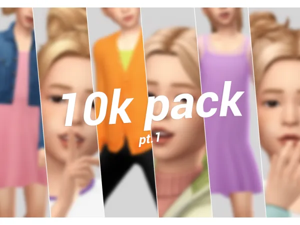 Maxis Match 10k pack pt1 by casteru - The Sims 4 Custom Content