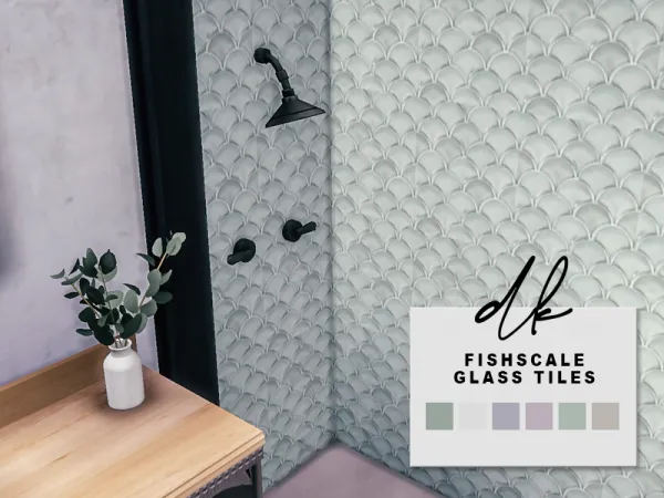Alpha Herringbone Fishscale - The Sims 4 Custom Content