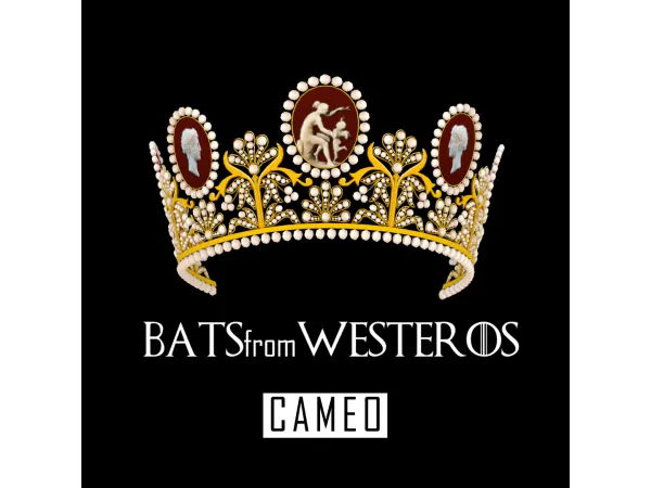 Alpha Cameo Tiara BatsFromWesteros - The Sims 4 Custom Content