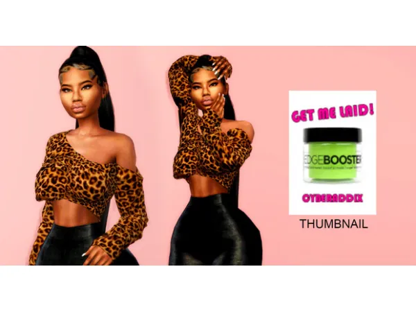 Alpha GET ME LAID BABY HAIR UPDATE CyberAddix - The Sims 4 Custom Content