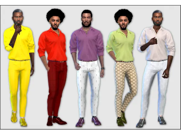 Alpha KK's July set AF shoes recolors by blewis50 - The Sims 4 Custom Content