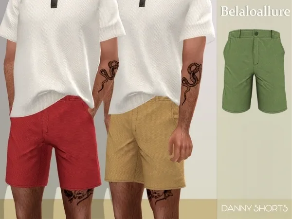 Alpha belal1997's Belaloallure_Danny shorts - The Sims 4 Custom Content