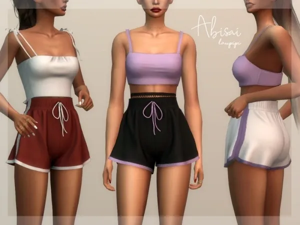 Mix laupipi's Abisai Shorts - The Sims 4 Custom Content