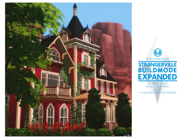 Maxis Match StrangerVille Buildmode Expanded 43 New Objects and 1 Default Replacement - The Sims 4 Custom Content
