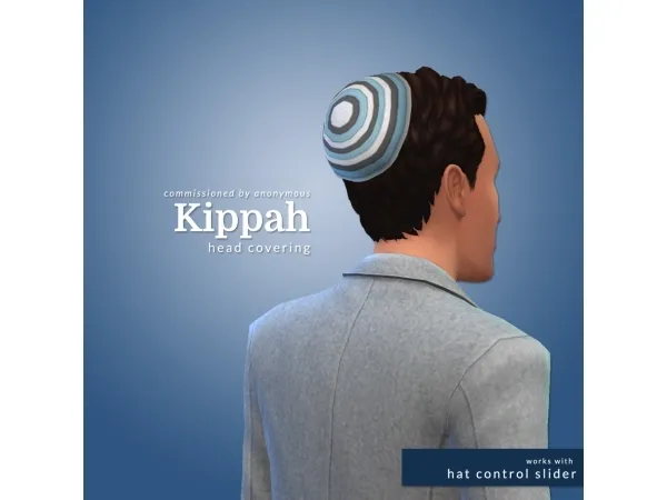 Maxis Match Kippah Head Covering by simsfinds - The Sims 4 Custom Content
