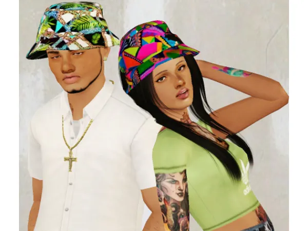 Bucket Hats - The Sims 3 Custom Content