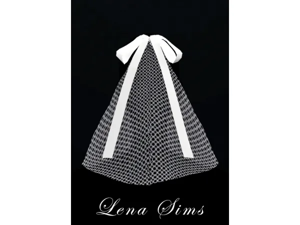 Alpha [Lena Sims] Ribbon Short Veil 2 - The Sims 4 Custom Content