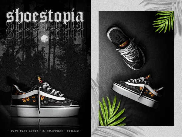 Alpha shoestopia vans vans shoes by shoestopia - The Sims 4 custom content