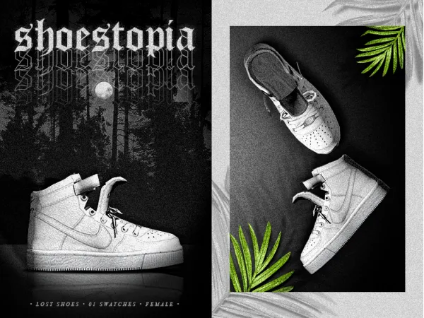 Alpha shoestopia air shoes - The Sims 4 Custom Content