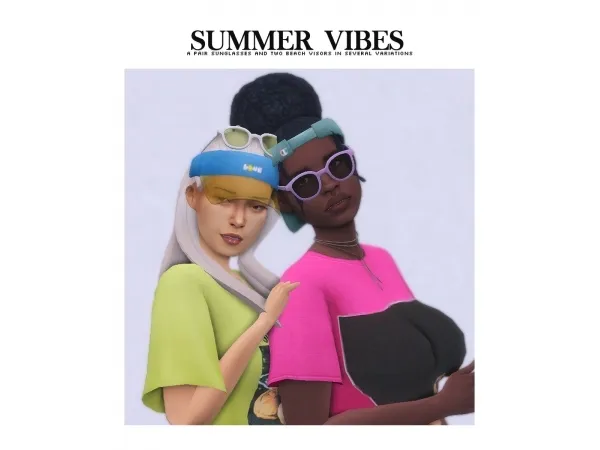 Maxis Match Summer Vibes Set by nucrests - The Sims 4 Custom Content