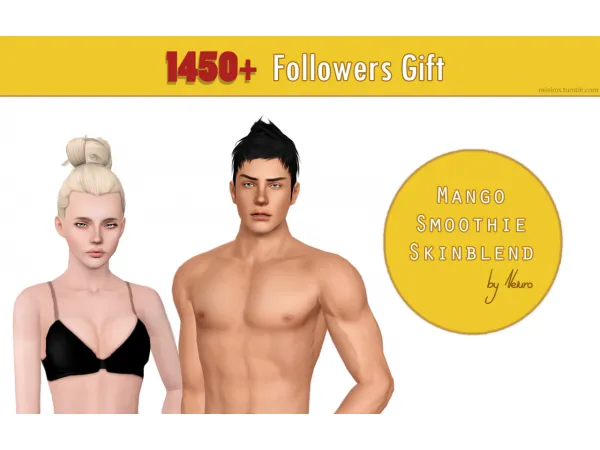 Mango Smoothie Mango Yogurt Skinblends - The Sims 3 Custom Content