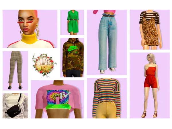 Sims 2 Mix Male Clothes CC: Little Gifts by AlwaysSims