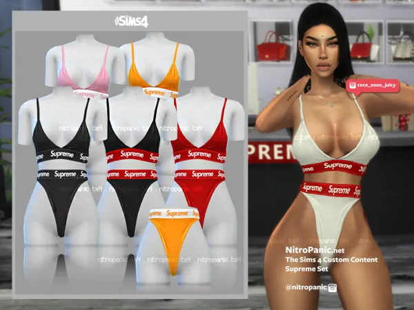 Alpha Supreme Set (BOTTOM) - The Sims 4 Custom Content