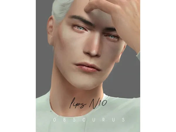 Alpha NATURAL LIPS SET by obscurus - The Sims 4 Custom Content
