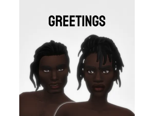 Maxis Match GREETINGS Default Skin - The Sims 4 Custom Content
