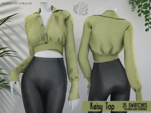 Alpha Keisy Top BRsims by bluerose-sims - The Sims 4 Custom Content