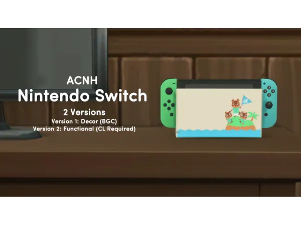 Alpha ACNH Nintendo Switch Conversion - The Sims 4 Custom Content